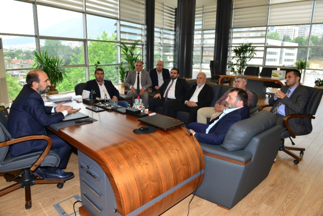 Başkan Edebali İş İnsanlarına Projelerini Anlattı
