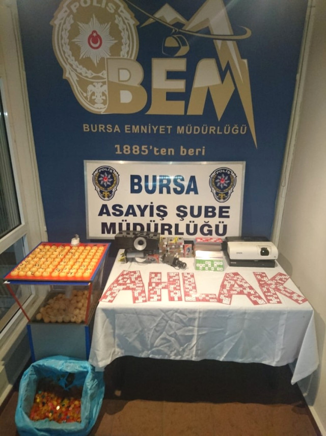 Bursa’da Kumar Operasyonu