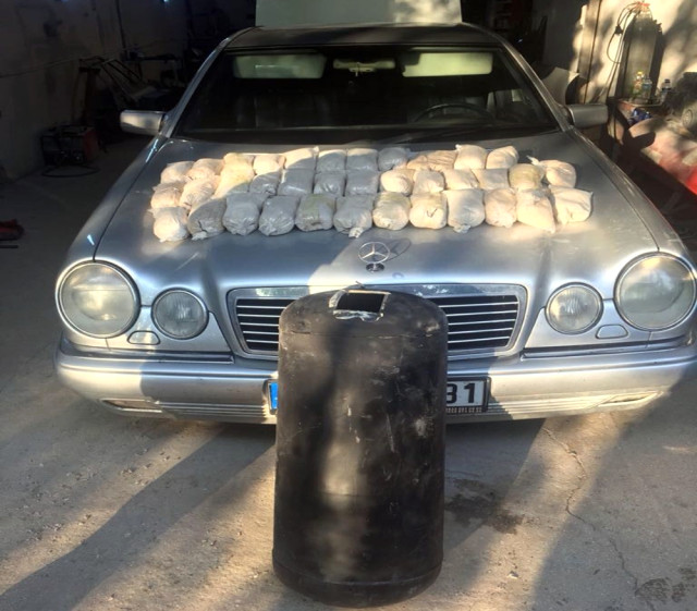 Lpg Tankından 20 Kilo Eroin Çıktı