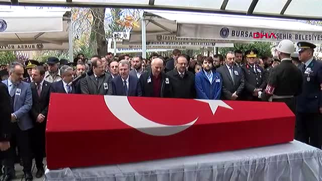 Bursa Helikopter Şehidi Üsteğmen Aykut Yurtsever Bursa’da Son Yolculuğuna Uğurlanıyor
