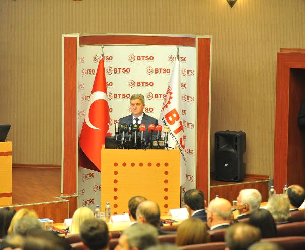 Makedonya Cumhurbaşkanı İvanov Bursa’da