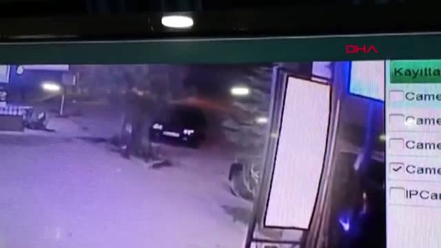 Bursa’daki Kaza Anı Kameralara Yansıdı