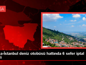 BUDO Seferleri Olumsuz Hava Şartları Nedeniyle İptal Edildi