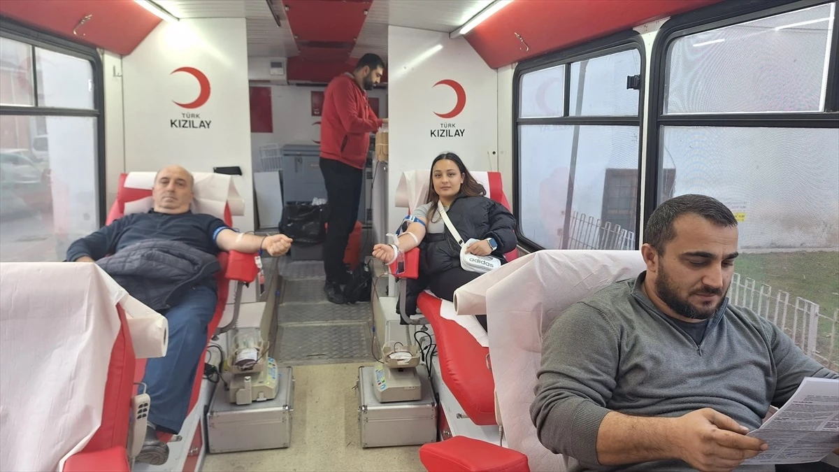 Bafra’da Türk Kızılayı Kan Bağışı Çalışması Başladı
