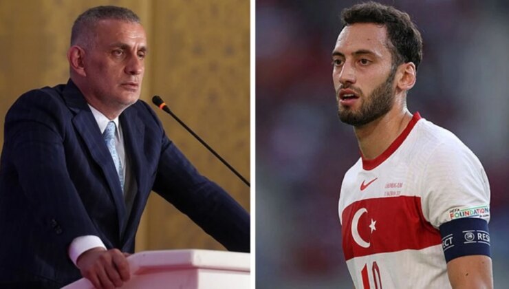 TFF Başkanı Hacıosmanoğlu, Hakan Çalhanoğlu’nun kullandığı söze takıldı: Bir kadronun kaptanı bunu demez