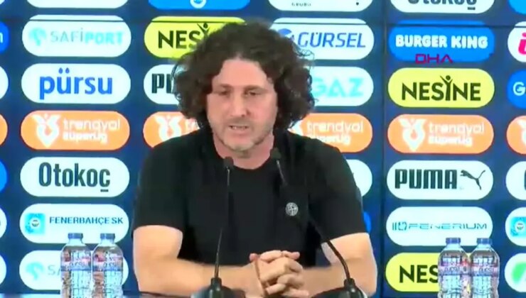 Alanyaspor Teknik Yöneticisi Fatih Tekke: Fenerbahçe’ye yenilmek doğal bir şey
