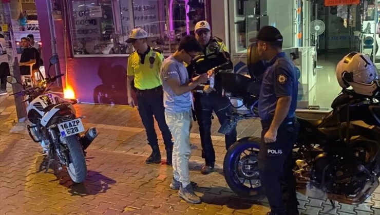 Karacabey’de motosiklet kontrolleri devam ediyor