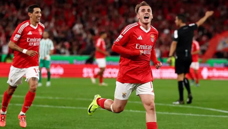 Benfica, Kerem Aktürkoğlu’nun gösteri yaptığı maçı rahat kazandı