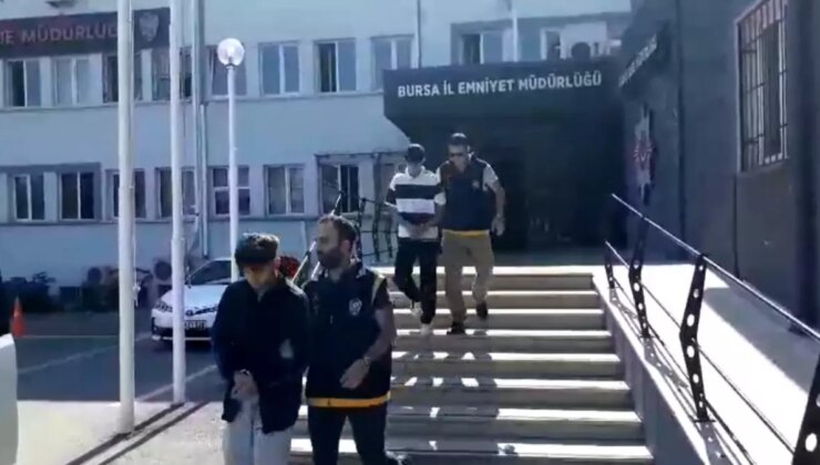 Bursa’da Hırsızlık Anı Kamerada, Şüpheliler Tutuklandı
