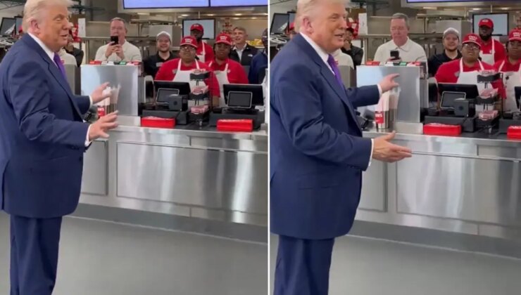 Trump makûs beslenmeye devam ediyor! Soluğu yeniden orada aldı
