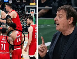 Yunan derbisinde kaos: Küfürler havada uçuştu, Ergin Ataman çıldırdı