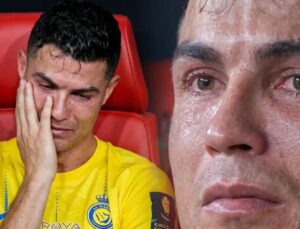Finali kaybeden Cristiano Ronaldo, maç sonunda hüngür hüngür ağladı