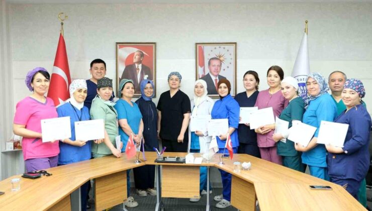 Özbekistanlı sıhhat profesyonellerine dayanak