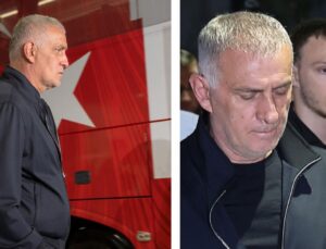 A Milli Futbol Takımı, yurda döndü! Hacıosmanoğlu’nun yüz tabiri dikkat çekti