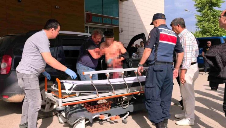 Akraba ortası çıkan hengame kanlı bitti: 1 ağır yaralı