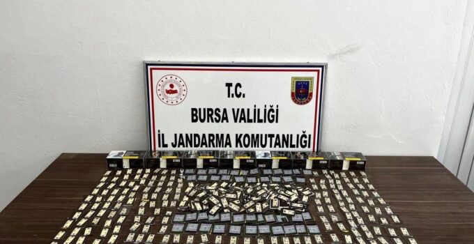 Bursa’da kaçak tütün operasyonu: 6 gözaltı