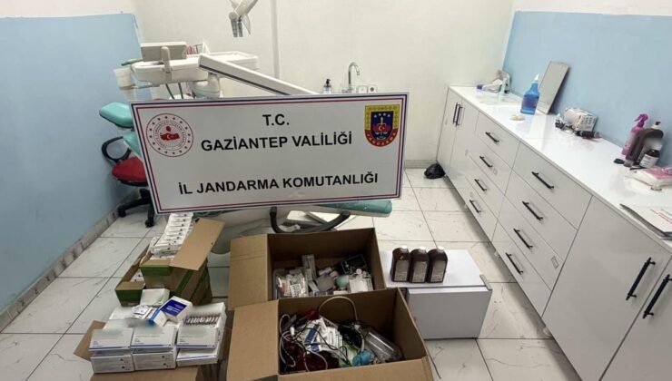 Gaziantep’te ruhsatsız diş kliniğine jandarma operasyonu: 2 düzmece doktor yakalandı