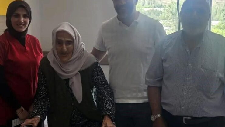 100 yaşındaki hasta kalça kırığı ameliyatının akabinde tekrar yürüdü