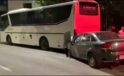 Alkollü şoför evvel duvara sonra otobüse çarptı: 2 ağır yaralı