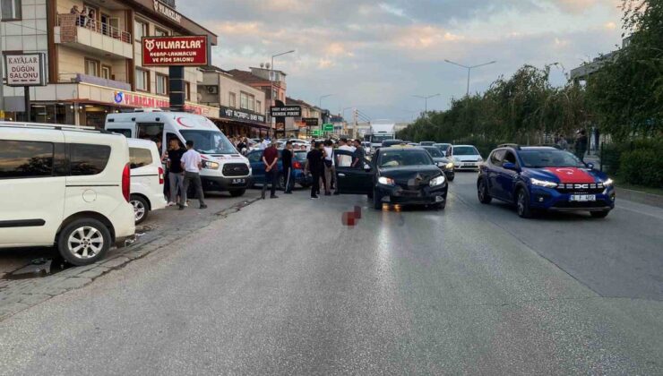 İnegöl’de kaza: 4 yaralı, motosikletli çift kıl hissesi kurtuldu